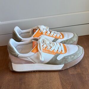 Sam Edelman Layla Sneaker Khaki In Multi gently worn